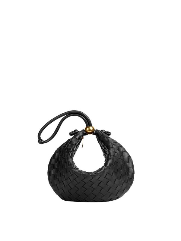 Bottega Veneta Medium Turn Pouch in Black