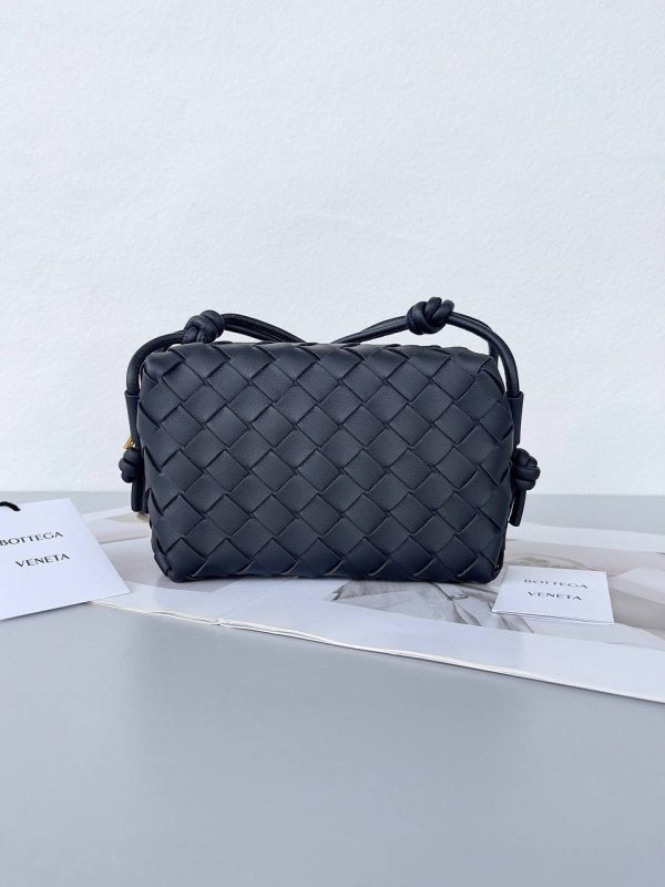 Bottega Veneta Mini Loop Camera Bag in Black - Image 2