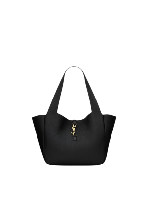 YSL Bea in Grained Leather in Black