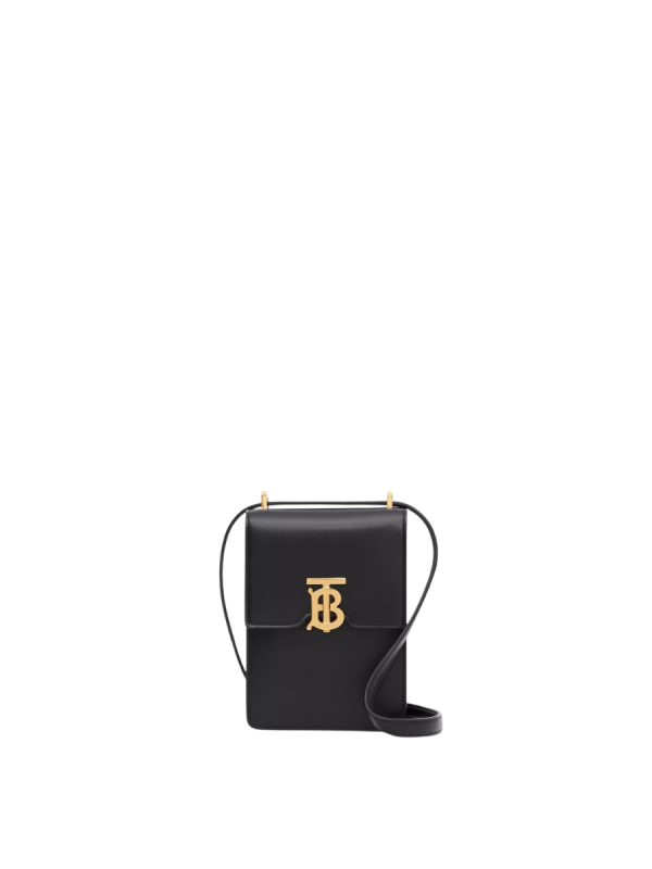 Burberry Robin Cross-Body Bag in Black Leather