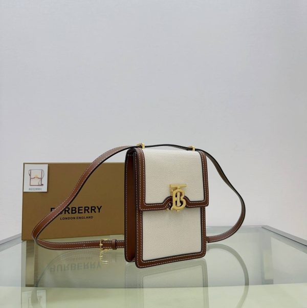 Burberry Robin Cross-Body Bag Cotton Canvas - Image 3