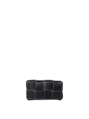 Bottega Veneta Cassette Belt Bag in Black