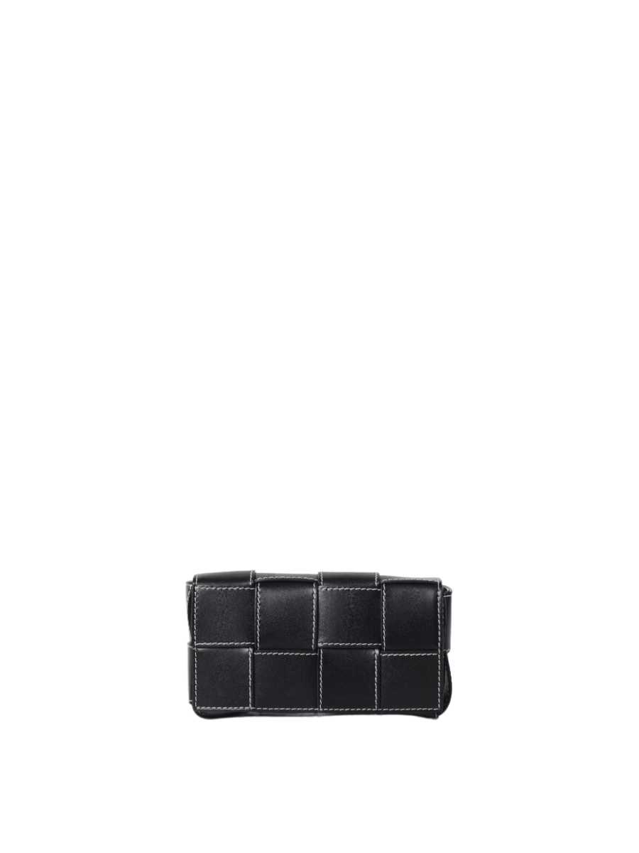 Bottega Veneta Cassette Belt Bag in Black
