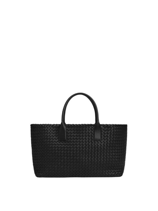 Bottega Veneta Medium Cabat in Black