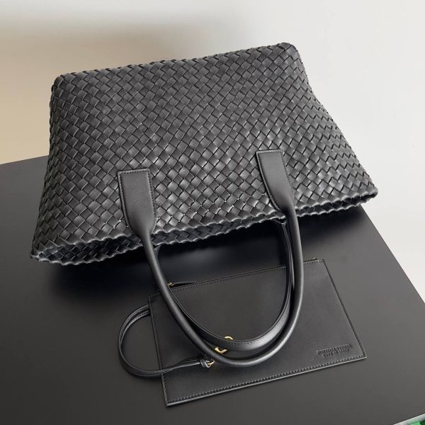 Bottega Veneta Medium Cabat in Black - Image 3