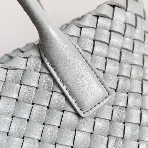 Bottega Veneta Mini Cabat in Agate Grey - Image 8