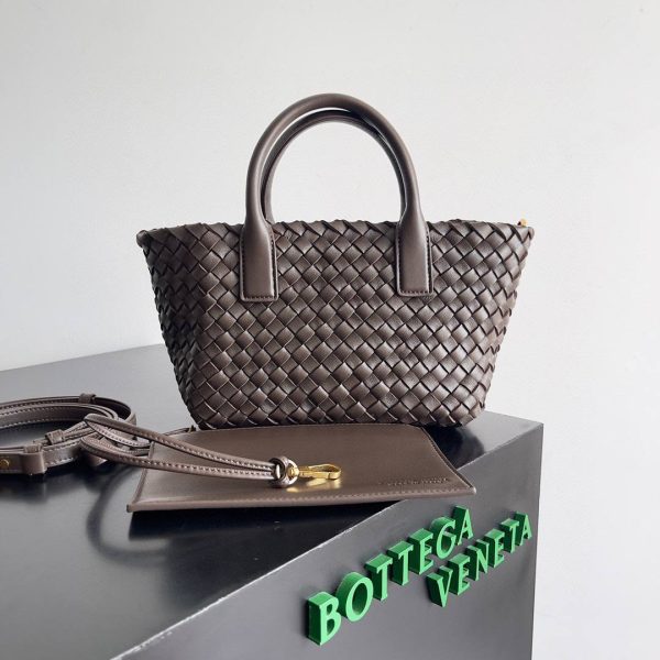 Bottega Veneta Mini Cabat in Light Brown - Image 2